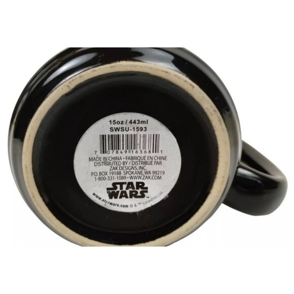 Zak The Mandalorian May the Force be with You 15 oz Coffee Mug Star Wars - Picture 3 of 7